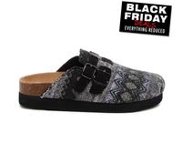 Rocket Dog Abel Más Mujer Comodidad Diario Informal Plataforma Zuecos Negro