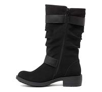 Rocket Dog Botas de motociclista Trumble para mujer, negro mate, 40 EU