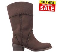 Rocket Dog Botas De Vaquera Para Mujeres Rowdy Moda Diseñador Marrón