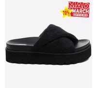 Rocket Dog Fresco Atlanta Mujer Terry Casual Playa Moda Negro Sandalia