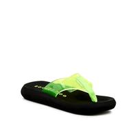 Rocket Dog Chanclas lisas Adios para mujer, verde neón, 5.5 UK