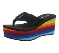 Rocket Dog CrushFlip-Flop para mujer, Negro arcoíris, 39 EU