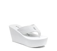Rocket Dog Diver Comfort - Sandalias de cuña de espuma para mujer, Blanco, 39.5 EU
