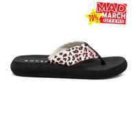 Rocket Dog Foco Monroe Mujer Estampado Leopardo Chanclas Sandalia de Plataforma