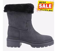 Rocket Dog Idea Mujer Clásico Diseño Casual Moda Medio Botas Negras