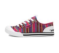 Rocket Dog Jazzin Aloe - Lona a Rayas para Mujer, Multicolor, 4 UK