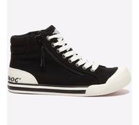 Rocket Dog Jazzin Hi Top Mujer Casual Moda Zapatillas Clásicas Negro