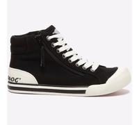 Rocket Dog Jazzin Hi Top Mujer Casual Moda Zapatillas Clásicas Negro