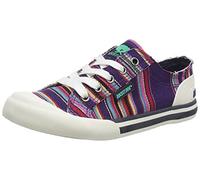 Rocket Dog Jazzin, Sneaker Mujer, Multicolor (Aloe Stripe Purple), 39 EU