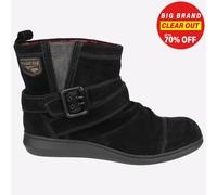 Rocket Dog Menta sin Cierres de Ante Mujer Moda Botas Negras