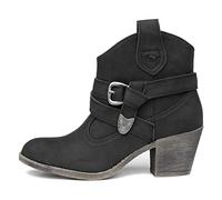 Rocket Dog Satire, Botas De Vaquero Mujer, Black A00, 39 EU