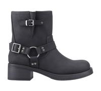 Rocket Dog Botas Nino Mujer Estilo motero chic media caña Negro