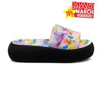 Rocket Dog Salpicadura Loyal Tie-Dye Mujer Moda Plataforma Guías Sandalias Negro