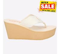 Rocket Dog Buzo Banda Mujer Vestido Casual Moda Sandalias sin Cordones Crema