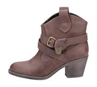 Rocket Dog Satire, Botas De Vaquero Mujer, Dark Brown C03, 37 EU