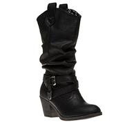 Rocket Dog Sidestep - Botas para mujer, Negro (Black), 41