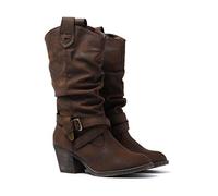Rocket Dog Sidestep, Botas Tacón Mujer, Marrón Brown Graham, 38 EU