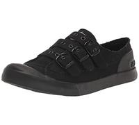 Rocket Dog Tenis Jolissa, Zapatos de Skate Mujer, Black Black Foxing, 38.5 EU