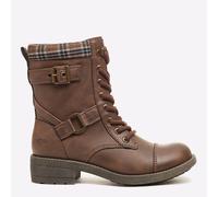 Rocket Dog Thunder Santee Botas Altas De Cuero Casual Para Mujer Marrón