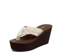 Rocket Dog Buceo, Sandalia con talón Mujer, Crochet Natural, 39 EU