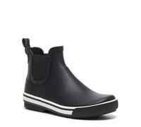 Rocket Dog Women's Rainbow Rubber Rain Boot, Black, 11 Medium US