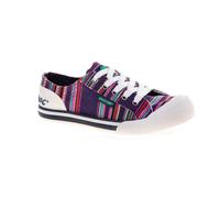 Rocket Dog Zapatillas deportivas de tela Jazzin Aloe con cordones para (FS7072)