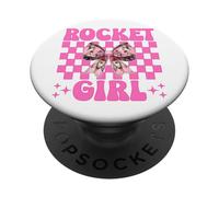 Rocket Girl Ingeniero aeroespacial Ingeniería Aeronáutica PopSockets PopGrip Adhesivo