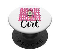 Rocket Girl Ingeniero aeroespacial Ingeniería Aeronáutica PopSockets PopGrip Adhesivo