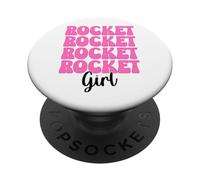 Rocket Girl Ingeniero aeroespacial Ingeniería Aeronáutica PopSockets PopGrip Adhesivo