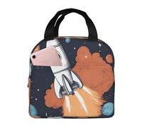 Rocket In Space - Bolsa de almuerzo para hombre, bolsa de almuerzo para mujer, lonchera aislada a prueba de fugas, bolsas de almuerzo para adultos