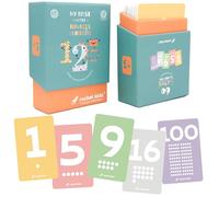 Rocket Kidz - Mis Primeras Matemáticas Montessori: Números y Sumas - 60 Tarjetas bits flashcards Montessori para la Estimulación Temprana del Pensamiento Matemático de bebés y niños pequeños