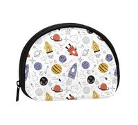 Rocket Planets - cartera pequeño para mujer, cartera pequeño