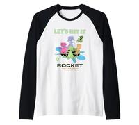 Rocket Power Regina Sam Otto Maurice Cool Friends Camiseta Manga Raglan