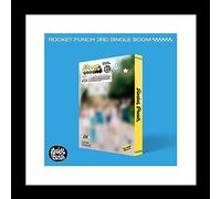 Rocket Punch BOOM 3er álbum individual como versión CD + tarjeta de índice 4p + postal de foto de 40p + 1p tarjeta fotográfica + 1 pegatina + seguimiento sellado
