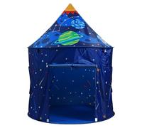 Rocket Ship Kids Tent, Large Playhouse for, Polyester Spaceship Castle Tents, Portable Indoor/Outdoor Play Tent for Children’s Playroom, Backyard & Camping Adventures, 150x100cm