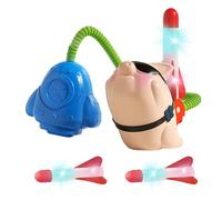 Rocket Stomper for Kids, Rocket Launch Toy for Kid | Rocket de espuma PAD LAMER con mono - Jump Sport Game Fun Outdoor Actividades para Backyard & Pascua