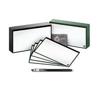 Rocketbook Cloud Cards - Eco-Friendly Reusable Index Note Cards With 1 Pilot FriXion ColorStick Pen & 1 Microfiber Cloth Included - Single Set of 80