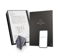 Rocketbook Core Cuaderno Espiral Reutilizable, Tamaño A4 21 cm x 29,7 cm, Negro - Páginas de Rayas, Conexión a App, Borrable, Tapa Duradera, para el Colegio, el Trabajo y los Proyectos Creativos