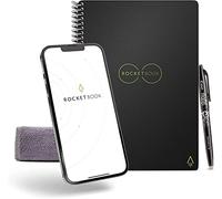 Rocketbook Core Cuaderno Inteligente Reutilizable, Conectado Digitalmente con Bolígrafo, Paño y Aplicación, Cuadrícula de Puntos, Negro, Tamaño A4 21 cm x 29,7 cm, 32 Páginas