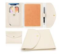 Rocketbook Cover Beige, organizador de cartera, funda de cuero A5 para Rocketbook, planificador ejecutivo de cuero universal, accesorios Rocketbook