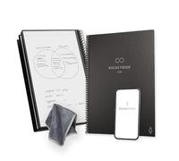 Rocketbook Cuaderno de espiral reutilizable Core de 21 cm x 29,7 cm, color negro, páginas punteadas, conectividad de aplicaciones, borrable, cubierta resistente, ideal para la escuela, el trabajo y
