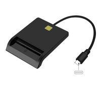 Rocketek DOD - Lector de tarjetas de identificación, lector de tarjetas de memoria CAC de acceso común USB militar, compatible con Windows (todos), Linux/Unix, MacOS X (todos)
