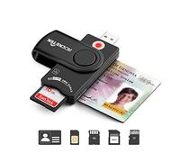 Rocketek - Lector de DNI Electrónico y Tarjetas de Memoria (Compatible con Windows (32/64bit) XP/Vista/ 7/8/10, Mac OS X)