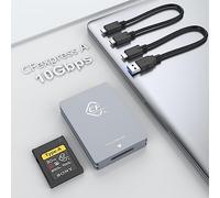 Rocketek Lector de tarjetas CFexpress tipo A,adaptador de lector de tarjetas CF Express tipo A con velocidad de transferencia USB 3.2 Gen 2 10Gbps Lector de tarjetas CFexpress tipo A