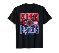 Rockets Oficial de la NBA Rivals W ontra Pistons Fog of War Camiseta