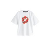 Rockett St George Camiseta beige claro / rojo anaranjado / negro / blanco S-M beige claro / rojo anaranjado / negro / blanco