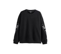 Rockett St George Sudadera 'Lucky' negro / blanco M negro / blanco