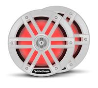 ROCKFORD M1-8 Color Optix Coaxial 20cm Altavoz Marino 2 Vías Blanco Barcos Ex...