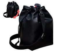 ROCKIA Bolsa cruzada de cuero para cámara, funda impermeable para cámara con gran capacidad, bolsa cruzada para la mayoría de cámaras, bolsa de hombro para cámara para fotógrafo, Tamaño pequeño: