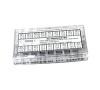 rockible 1 caja de tornillos de cabeza plana con microtornillos para reparación de piezas y accesorios de mantenimiento con caja de almacenamiento, mini tornillos